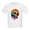 White, variant on - Vibrant Multicolor Skull Kids T Shirt - Light Classic Kids Graphic, Short Sleeve T-Shirt, Sizes XS-XL