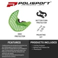 thumbnail image 2 of Polisport MX Disc and Bottom Fork Protector for Kawasaki KX250F (2021-2024) / KX450F (2019-2023) Dirt Bikes - Protects Brake Disc and Fork from Rocks and Debris for MX and Enduro -Green, 2 of 9