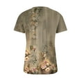 thumbnail image 5 of Patlollav Womens Short Sleeve Tops Fashion Print V-neck Spring Summer Shirts, 5 of 6
