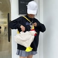 thumbnail image 7 of Jiibva Plush Chicken Purse Cute Chicken Bag Cartoon Hen Shoulder Bag Handbag Funny Animal Crossbody Bag Handbag Purse, 7 of 7
