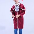thumbnail image 2 of AINIYS 2024 Kids Girls Pleated Dress School Uniform Long Sleeve Nautical Sailor Dresses, 3-12 Years, 2 of 3
