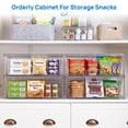 thumbnail image 7 of Sindcom 2 Pack Large Stackable Storage Drawers,Easily Assemble Clear Acrylic Makeup Organizer, Bathroom Closet Undersink Organizers, Plastic Storage Bins for Cabinet, Pantry, Medicine Organization, 7 of 7