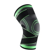 XIRQI Knee Brace for Women & Men,Compression Adjustable Knee Sleeve with Straps,Knee Support for Pain Relief,Green