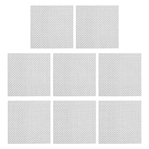 8 almohadillas de malla de alambre de acero inoxidable para acuario, para plantas acuáticas, musgo, hierba y agua, suministros para peceras.