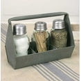 thumbnail image 1 of Primitive Industrial Galvanized Toolbox MASON Jar Salt & Pepper & Tooth pick Caddy, 1 of 3
