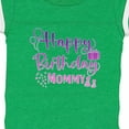 thumbnail image 4 of Inktastic Purple Happy Birthday Mommy Boys or Girls Baby Bodysuit, 4 of 5