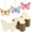 Butterfly, variant on Wooden Dog Paw-Shaped Ornaments to Paint, Dog House Decoration Cutouts Unfinished 10PCS, DIY Blank Unfinished Wood Discs Ornament for Pet Theme Party Crafts Hanging Christmas Thanksgiving Decoration
