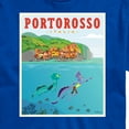 thumbnail image 3 of Luca - Portorosso Italy Postcard - Men's Short Sleeve Graphic T-Shirt, 3 of 5