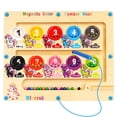 thumbnail image 1 of Laberinto magnético de colores y números con unicornios Winnrok para niños de 3 a 5 años, 1 of 7