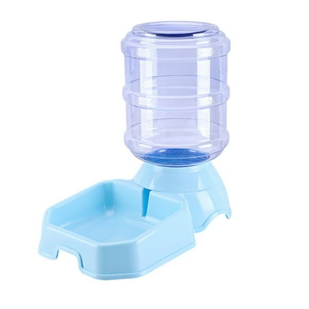 Lixada Automatic Pet Water Food Dispenser 3.8L Large Capacity Self-Dispensing gravity Pet Feeder Waterer Cat Dog Feeding Bowl Drinking Water Device