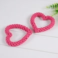 thumbnail image 3 of Juguete de cuerda para la dentición de perros, juguete de cuerda para perros, juguete de cuerda para masticar cachorros de mano, juguete de cuerda para perros con forma de corazón, máxima confiabilidad Jadeshay  A, 3 of 5