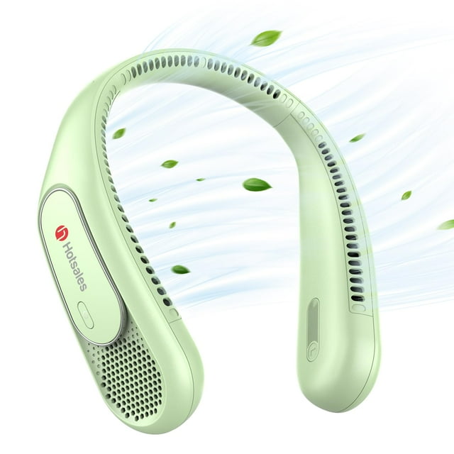 Ventilador de cuello Hotsales, sin aspas, recargable, 6000 mAh, 3 velocidades