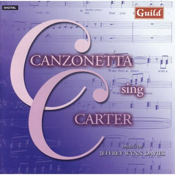 Canzonetta Chamber Choir - Canzonetta Sing Carter - Music & Performance - CD