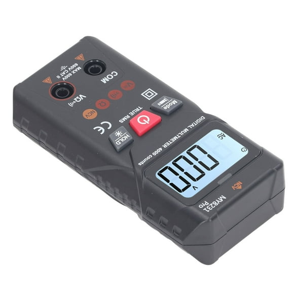 Digital Multimeter, Simple 4000 Counts Wide Application ABS Shell Voltage Tester Multifunctional Anti Burning for Home