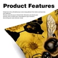 thumbnail image 2 of Honeybee Inserts - Set of 2 Bed Pillow Inserts with Unique Patterns - Available in Sizes 16x16, 18x18, 20x20 Inches for Throw Pillow Covers - Great for Any Occasion!, 2 of 6