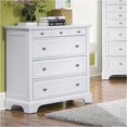 thumbnail image 2 of Bowery Hill Traditional 4-Drawer Hardwood Chest in Off White, 2 of 8
