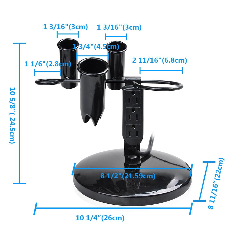 Blow dryer and flat iron holder hot sale
