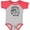 Heather and Red, variant on Inktastic Summer Vacation Mode Virginia Beach Virginia Boys or Girls Baby Bodysuit