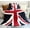 British Flag, variant on American Flag Blanket, Super Soft Flannel Twin Throw Blanket 60 80 for Bed Couch Chair Fall Winter Camping Living Room Office Gift