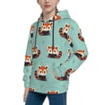 thumbnail image 2 of Sigee Fox for Boys and Girls Youth Hoodie Kids Clothes Boys' Fashion Sweatshirts-X-Large, 2 of 6