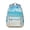 Sky-blue, variant on High School College Student Backpack: Hawaii Tropical Wind Palm Leaves Print, Perfect Gift, Durable Lightweight Laptop Daypack with Large Capacity for Campus Commute