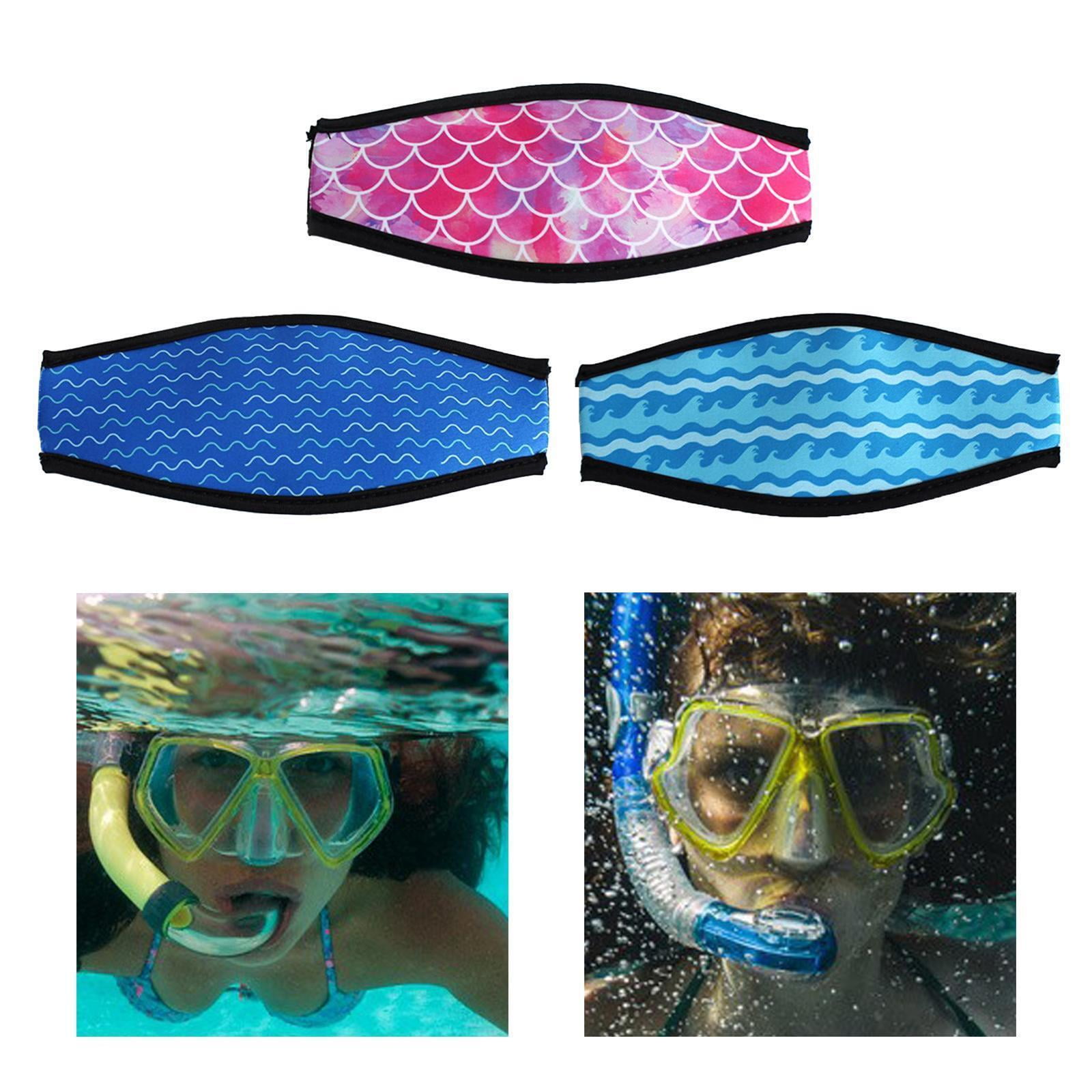 Rejse Meyella stun 3X Padded Neoprene Strap Cover Scuba Dive Snorkeling Mask Protect Comfort -  Walmart.com