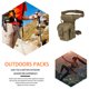 thumbnail image 5 of Soidarity Bolso de hombro tipo bandolera, impermeable, bolsa de pierna caída, bolsa de utilidad para pierna, senderismo al aire libre, Mochilas de mochilero ejercito verde, 5 of 6