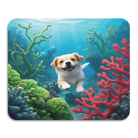 

ALAZA Dish Drying Mat for Kitchen Dog under Sea Counter Absorbent Draining Pad 23.6 x19.7