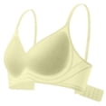 thumbnail image 4 of WCJM Green Women's Ice Sports Thin Breathable Underwear Jelly Glue Back Women's Underwire Bra, 4 of 7