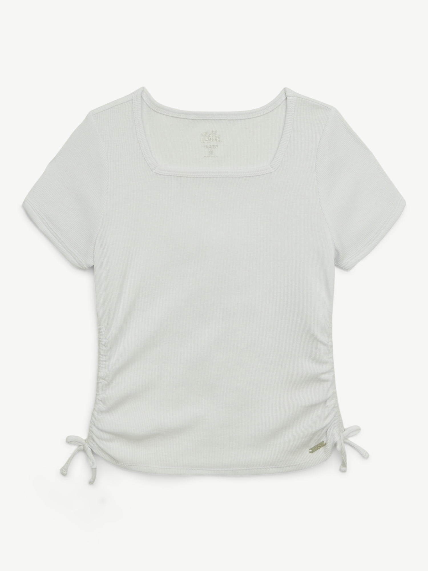Justice Girls Square Neck Short Sleeve Top, Sizes XS - XLP