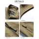 thumbnail image 5 of Otoño hombres chaleco ocio al aire libre sólido sin mangas chaqueta joven de mediana edad fotografía pesca chaleco Casual masculino verano, 5 of 5