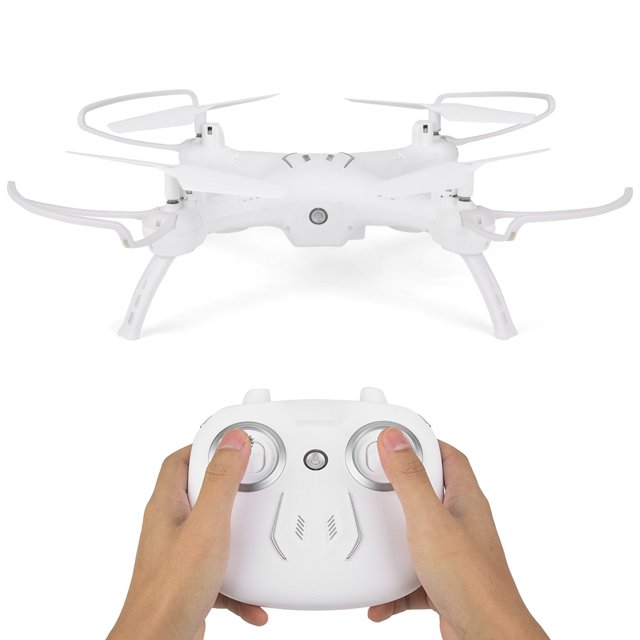 Drone cuadricóptero con control de altitud, modo sin cabeza, giroscopio de 6 ejes y 2,4 GHz, LED