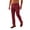 Wine, variant on Cmfcve Men's Dress Pants Waffle Straight Fit Flat Front Trousers Business Casual Pants