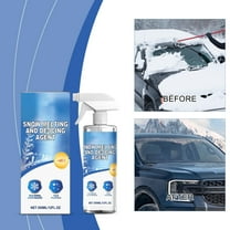 Snow Spray, Anti-Ice Windshield Spray, Automatic Glass Ice Melting Spray | Melts Ice, Frost and Snow Quickly - Winter Car Must Have Spray (1PC, 12 Fl.Oz)