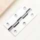 thumbnail image 4 of Whataatahia 8 Piezas Pequeñas Bisagras Plegables de Metal Engrosamiento para Puerta de Armario, Plata, 4 of 5