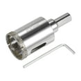 thumbnail image 4 of Unique Bargains Diamond Drill Bit 30mm Glass Hole Saws Core Drill Bit with Center Pilot Bit for Glass Ceramics Porcelain Tile, 4 of 4
