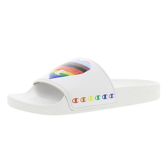Champion Ipo Heart Womens Shoes Size 6, Color: White/Rainbow
