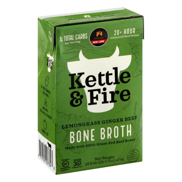 Kettle And Fire Bone Broth Beef Pho Case Of 6 16.9 Fz Walmart