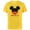 Yellow, variant on Disney Mickey Mouse Icon Shorts Abuelo Día del Padre - Short Sleeve Cotton T-Shirt for Adults - Customized-Black