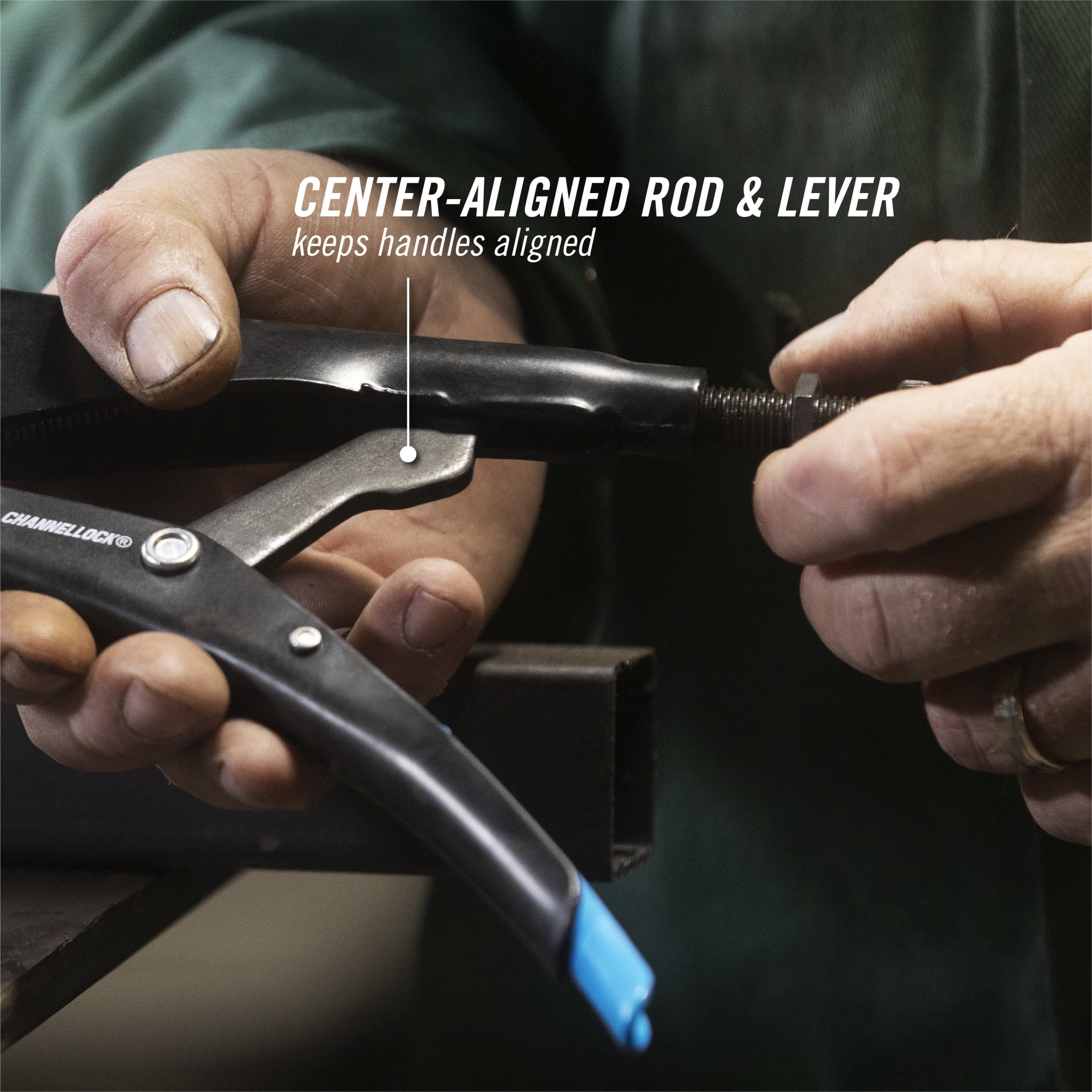 CHANNELLOCK 7-inch Straight Jaw Locking Pliers, Ideal for Excellent Clamping on Flat Stock and Fasteners (101-7)