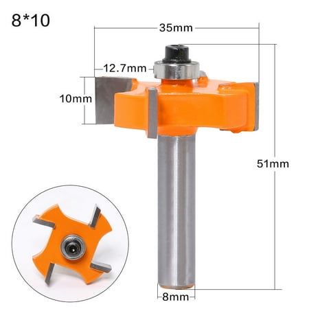 

Milling Cutter Tools Shank Bit Raised Panel Cabinet Door Router Bit Sets Rounded Corner Knives Engraving 8*10mm