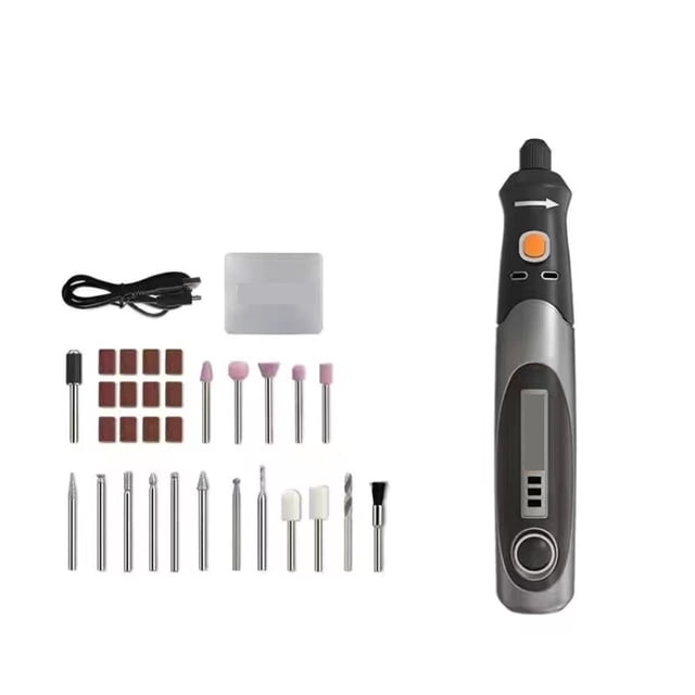 Outils Rotatifs 8V Chargeur USB Perceuse Électrique Sans Fil Gravure Polissage Vitesse Variable Outils Électriques Sans Fil, Compact et Léger Portable
