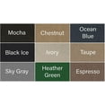 thumbnail image 7 of 4' x 8' Soft and Durable Ribbed Pattern Indoor/Outdoor Area Rugs Lightweight and Flexible for Easy Cleaning and Transport. 100% PET Fiber (Color: Mocha), 7 of 7