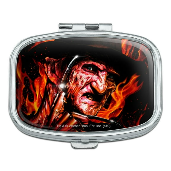 A Nightmare on Elm Street Freddy's Fire Rectangle Pill Case Trinket Gift Box