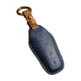 thumbnail image 2 of koolsoo Car Key Fob Cover Dustproof PU Leather for Byd Dolphin Yuan Plus Atto 3 Blue, 2 of 9