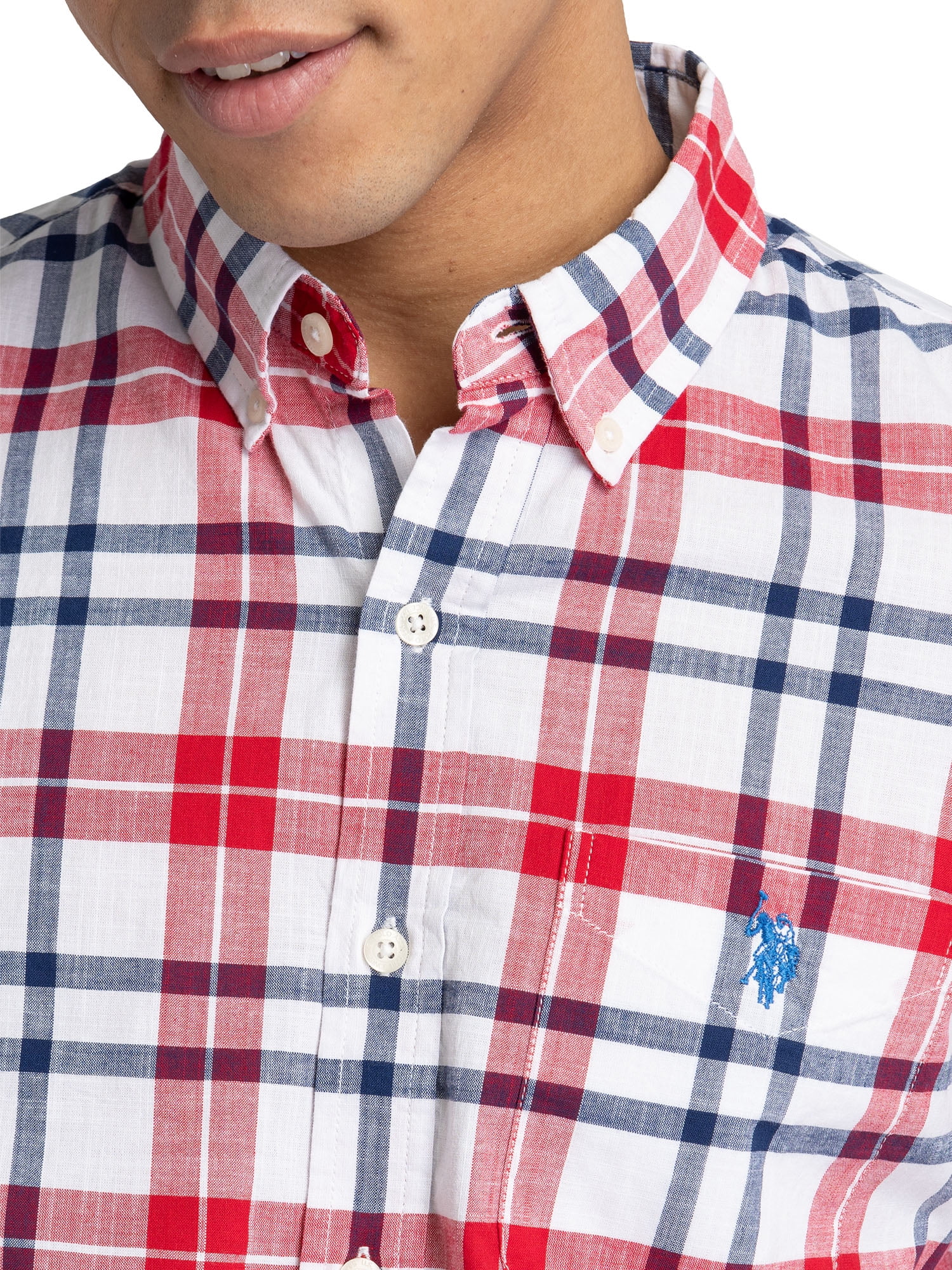 U.S. Polo Assn. Men's Short Sleeve Buttondown Shirt