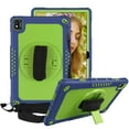 thumbnail image 1 of Mignova for TCL TABMAX 10.4 Inch Tablet Case,Heavy-Duty Shockproof Kids Friendly Hybrid Rugged Protective Case for Nokia T20/TCL Tab Pro 5G(Model: 9198S)/VASTKING KingPad M10 Tablet (Navy/Green), 1 of 6