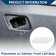 thumbnail image 3 of Tapa de boquilla de lavaparabrisas del lado izquierdo delantero de Unique Bargains para Honda Civic FB2 FB3 2012-2013, cubierta de recorte del parachoques, plástico fuerte y duradero, 1 pieza blanca, 3 of 7