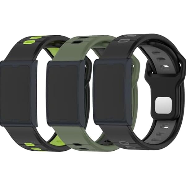 wonima11 Compatible with Amazfit Helio Strap Fitness Tracker Wristband, Colorful Breathable Soft Silicone Replacment Bands for Amazfit HelioStrap Accessories