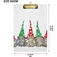 thumbnail image 3 of FMSHPON Christmas Gnome Winter Snow Clipboard Hardboard Wood Nursing Clip Board and Pull for Standard A4 Letter 13x9 inches, 3 of 5